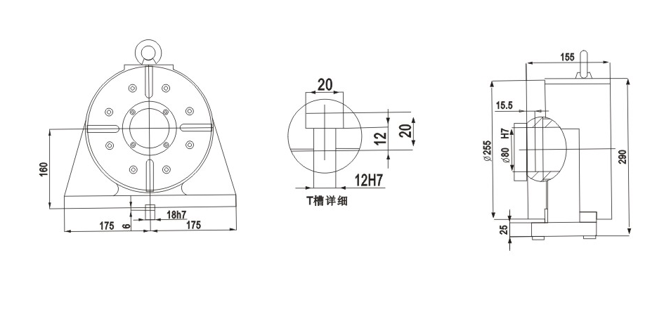 河源简易分度盘